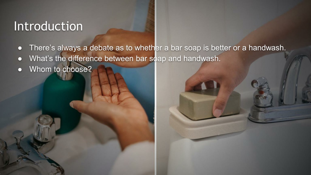 PPT Hand wash vs Bar Soap Diversey Prosumer PowerPoint Presentation