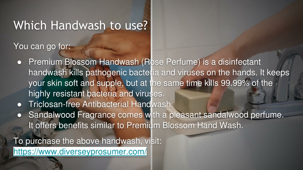 PPT Hand wash vs Bar Soap Diversey Prosumer PowerPoint Presentation