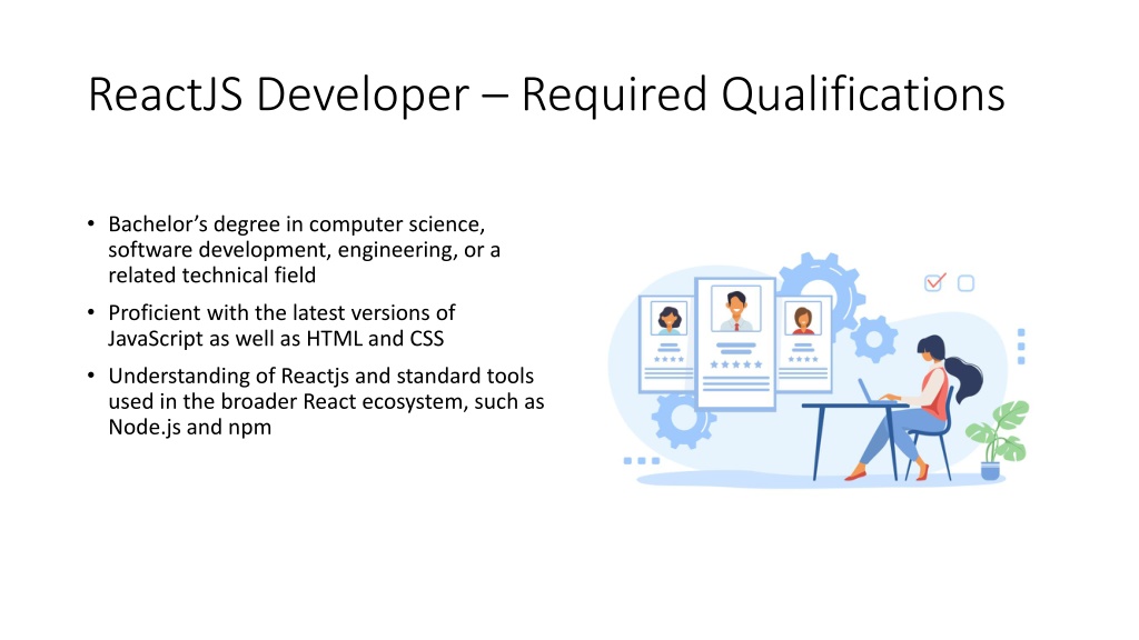 PPT - ReactJS Developer Job Description – Roles, Responsibilities ...