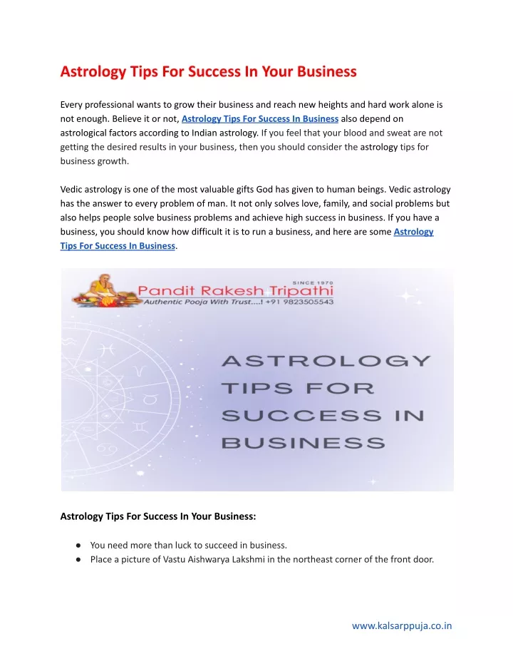 ppt-astrology-tips-for-success-in-your-business-powerpoint