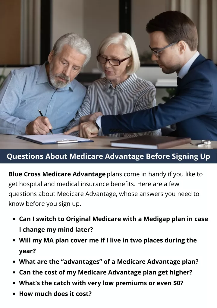 PPT - Questions About Medicare Advantage Before Signing Up PowerPoint ...