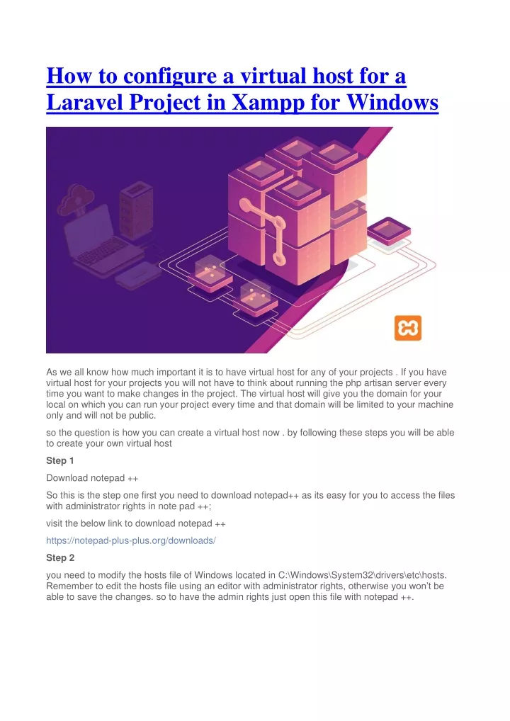 ppt-how-to-configure-a-virtual-host-for-a-laravel-project-in-xampp-for-windows-powerpoint