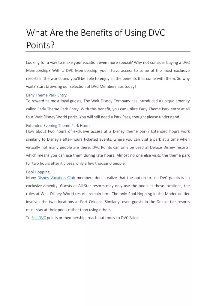 Ppt what are the benefits of using dvc points powerpoint presentation