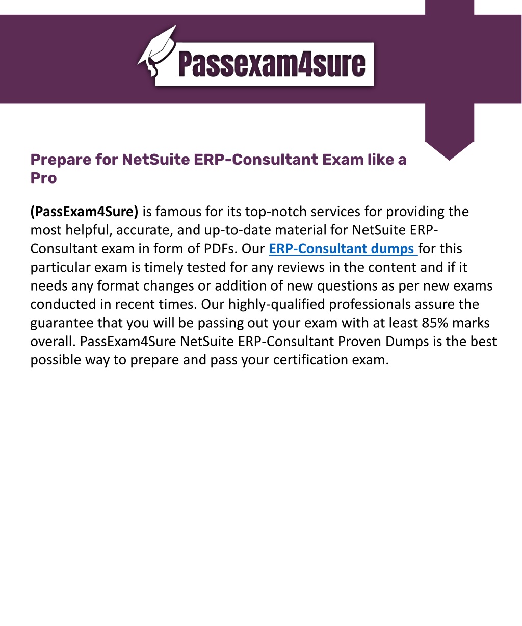 PPT - Latest NetSuite ERP-Consultant Practice Test Questions PowerPoint ...