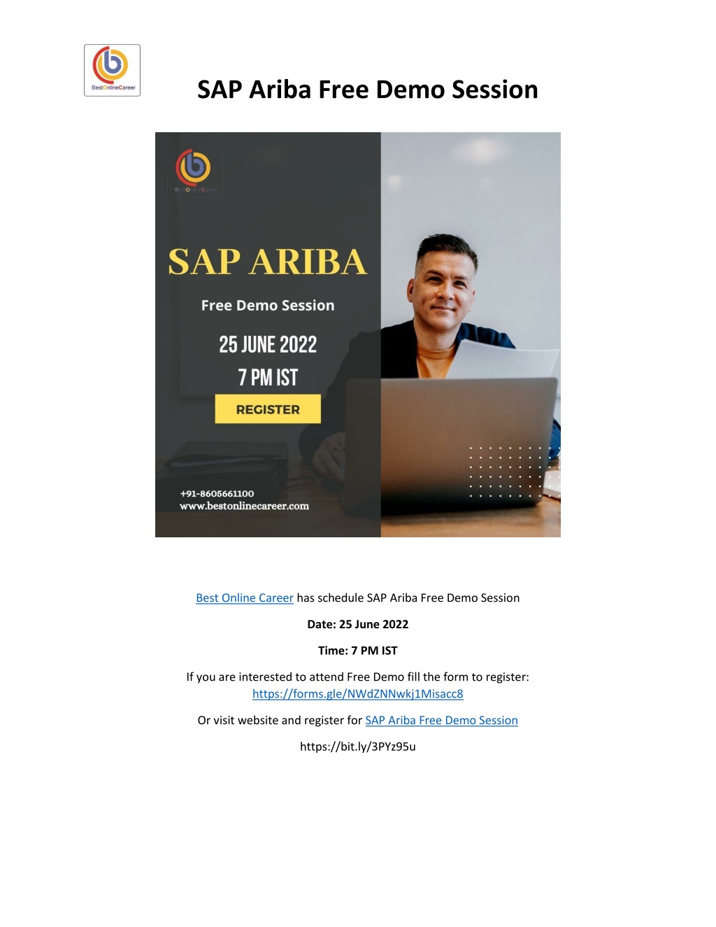 PPT - SAP ARIBA Free Demo Session PowerPoint Presentation, Free ...