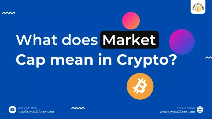 what does cryptocurrency market cap mean