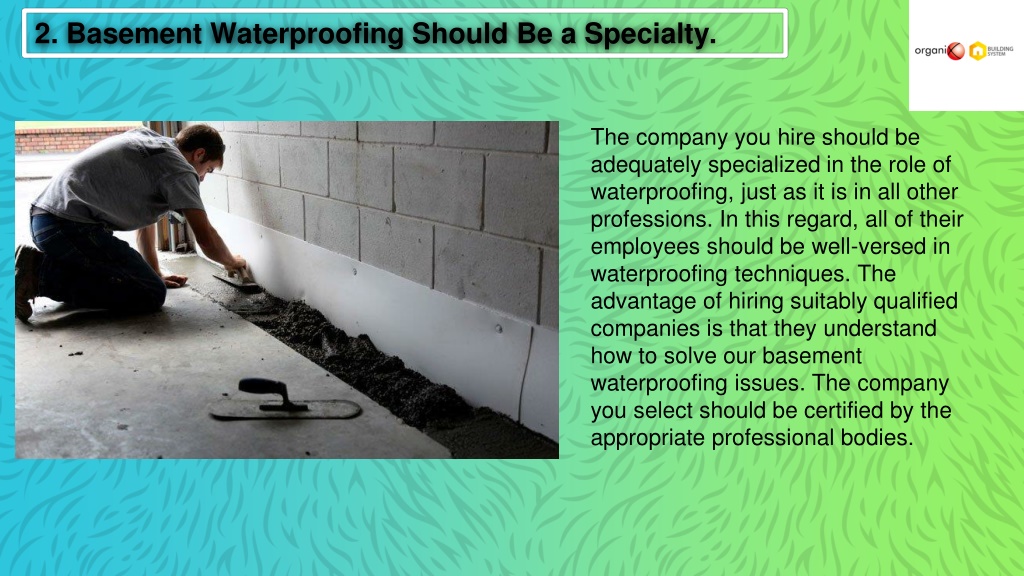 PPT - 5 Qualities Of a Waterproofing Company PowerPoint Presentation ...