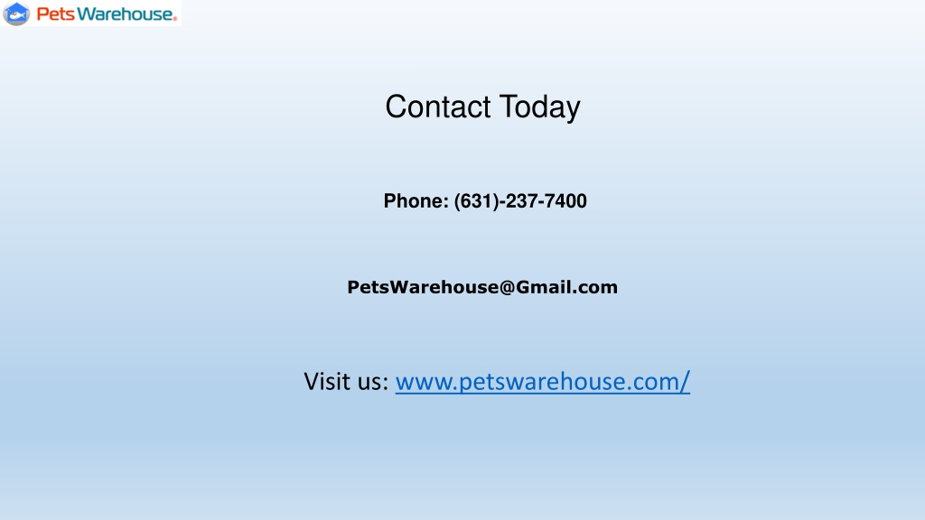 PPT The Best Online Lindenhurst Pet Store Pets Warehouse PowerPoint