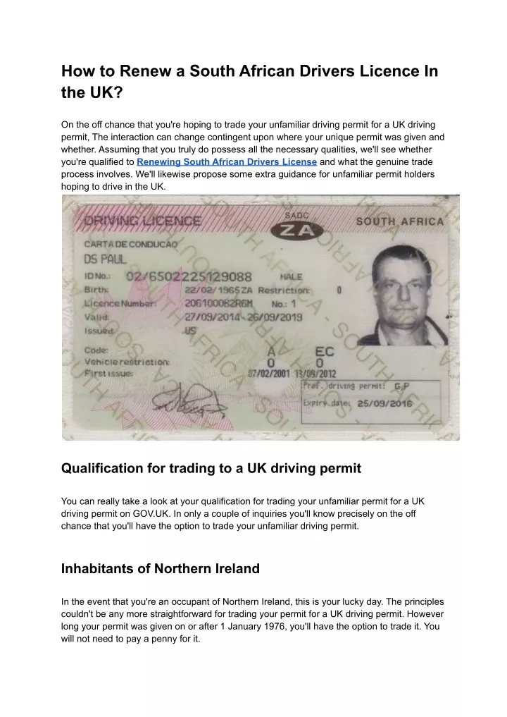 ppt-how-to-renew-a-south-african-drivers-licence-in-the-uk