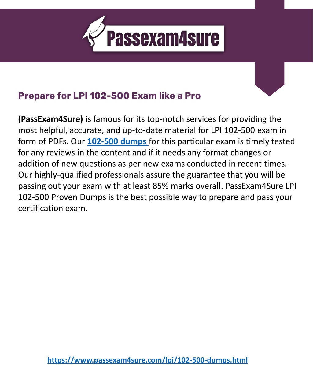 102-500 Exam Success