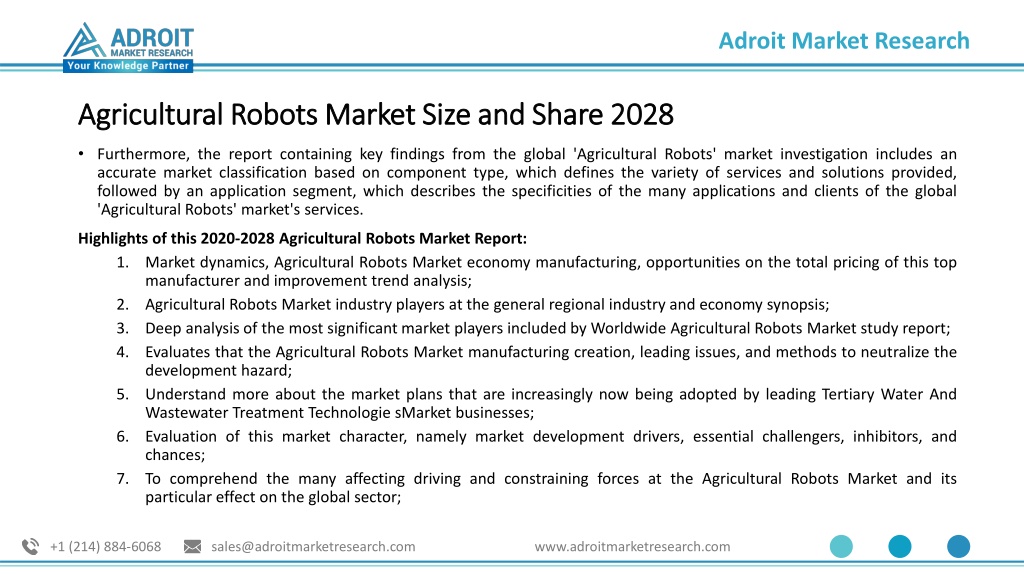 Ppt Agricultural Robots Market Share Global Industry Trendsfuture