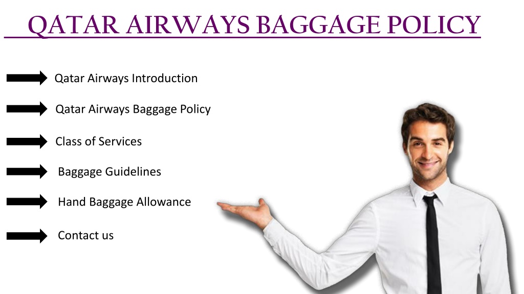 PPT - Qatar Airways Baggage Policy PowerPoint Presentation, free ...