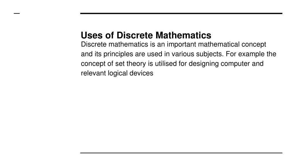 research topics in discrete mathematics