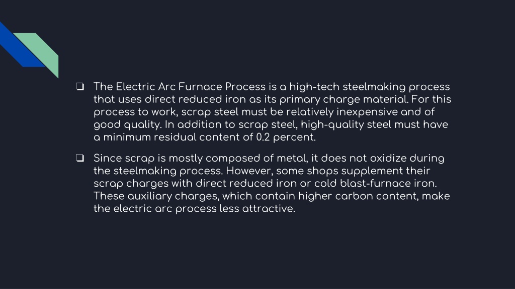 PPT - The Basic Processes in Steel Manufacturing PowerPoint ...