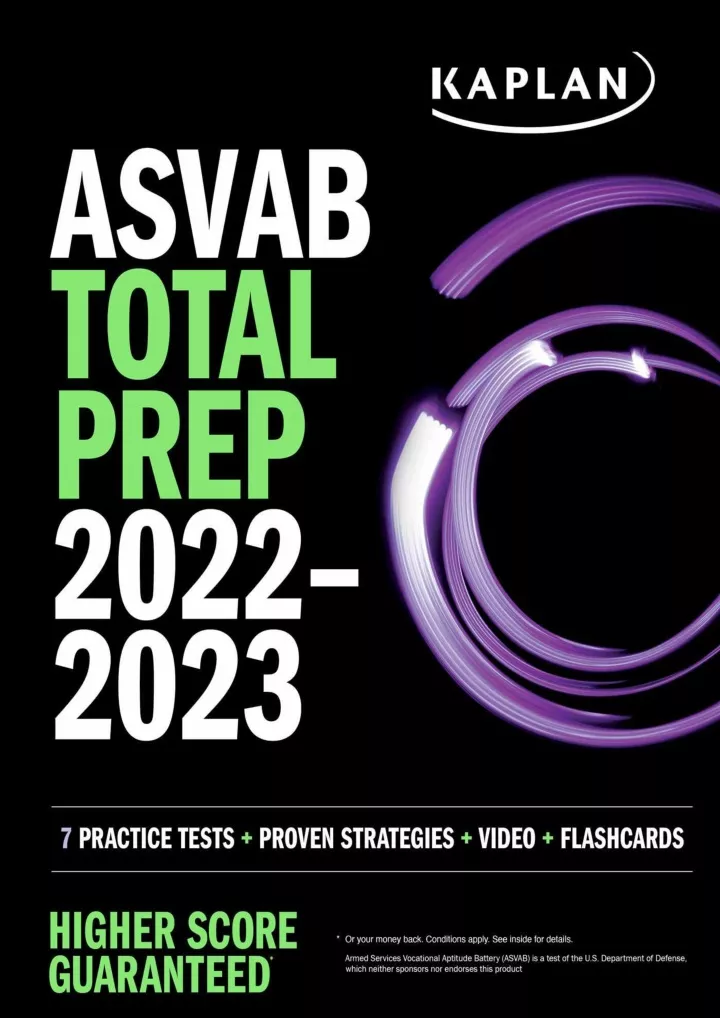 PPT - EPUB ASVAB Total Prep 2022–2023 7 Practice Tests Proven ...