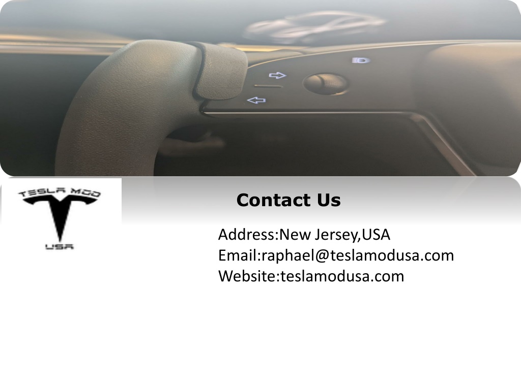 PPT Tesla Steering Wheel Weight PowerPoint Presentation, free