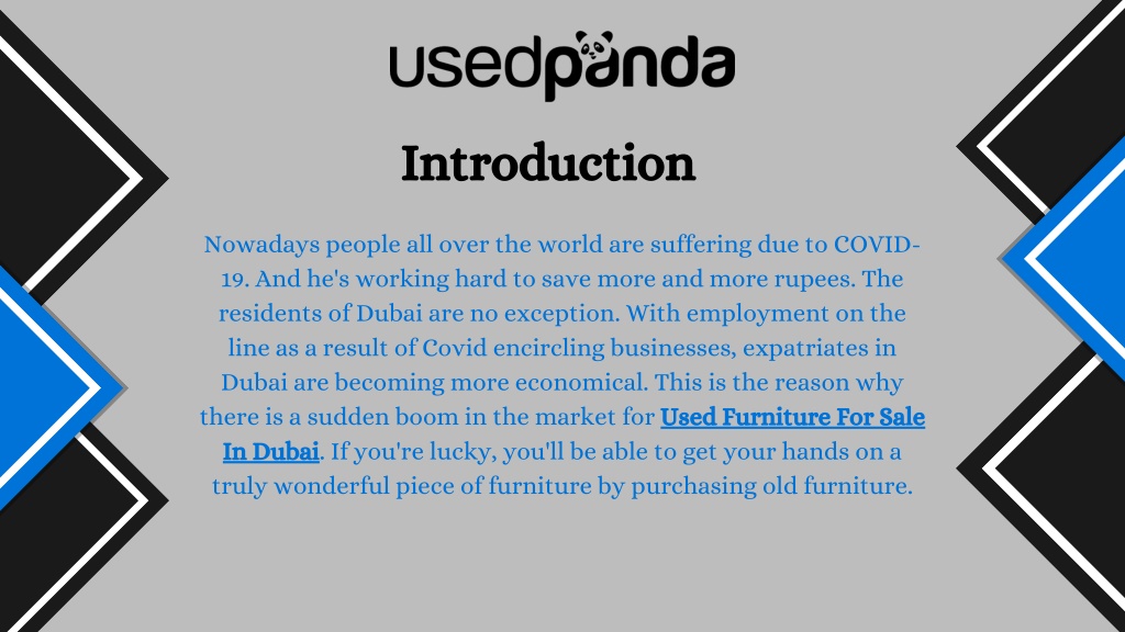 PPT - Reasons To Consider Used Furniture For Sale In Dubai PowerPoint ...