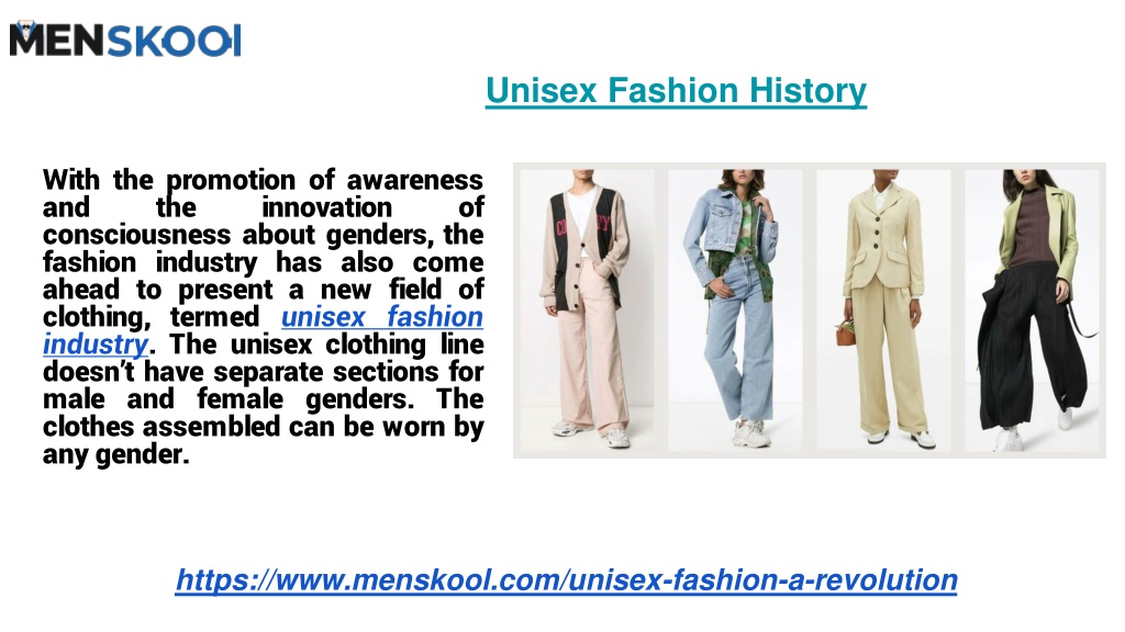 unisex fashion essay