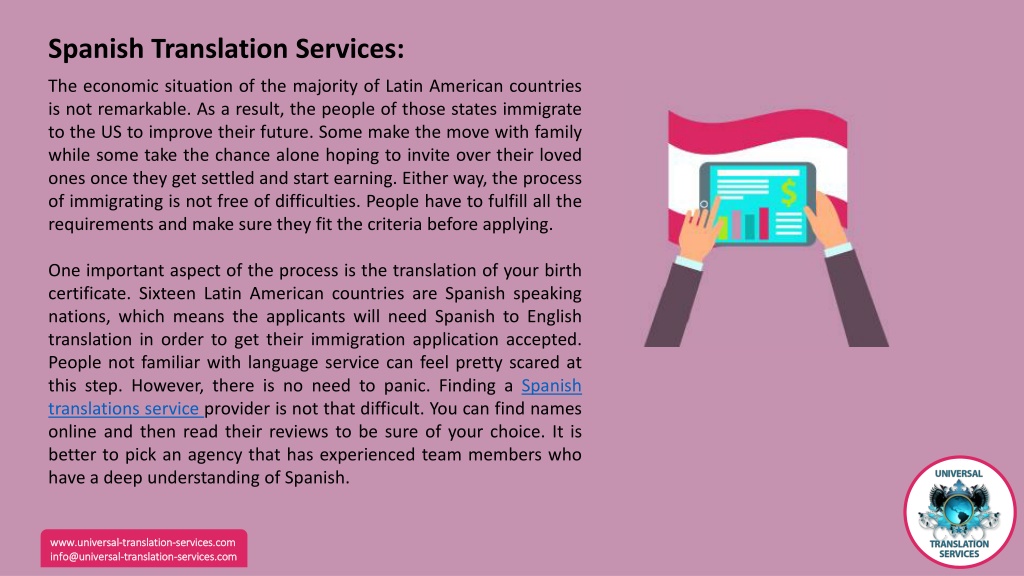 PPT - Spanish Translation Services PowerPoint Presentation, free