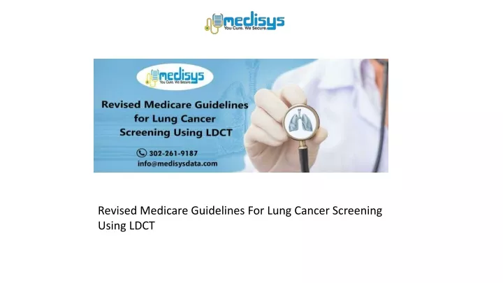 PPT - Revised Medicare Guidelines For Lung Cancer Screening Using LDCT ...