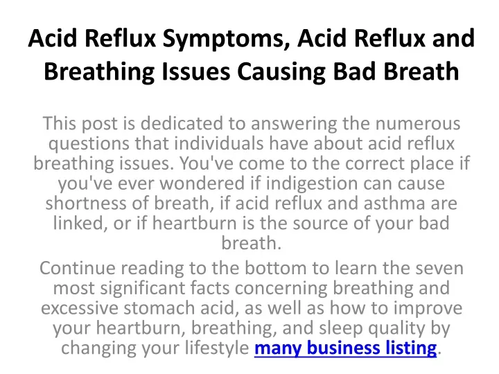 ppt-acid-reflux-symptoms-acid-reflux-and-breathing-issues-causing