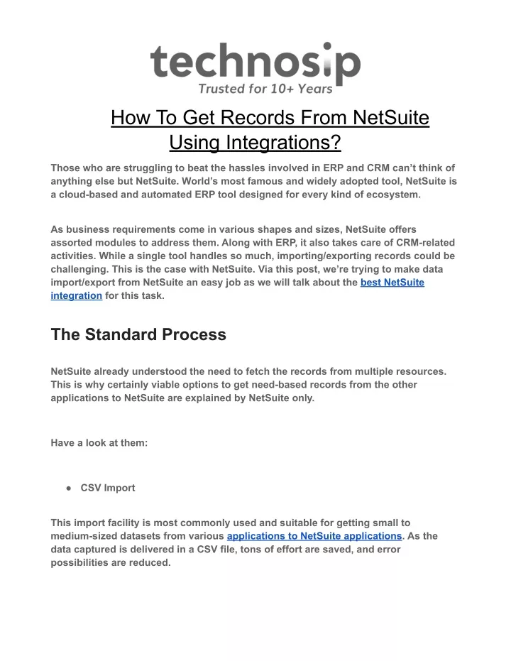 PPT How To Get Records From NetSuite Using Integrations_ PowerPoint Presentation ID11433845