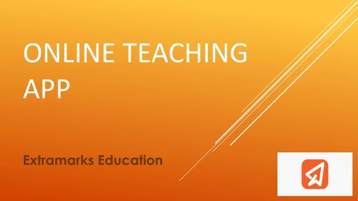 PPT - Online Teaching App PowerPoint Presentation, free download - ID ...