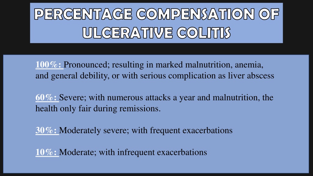 PPT - Ulcerative Colitis Causes And Risk Factors & VA Disability Rating ...