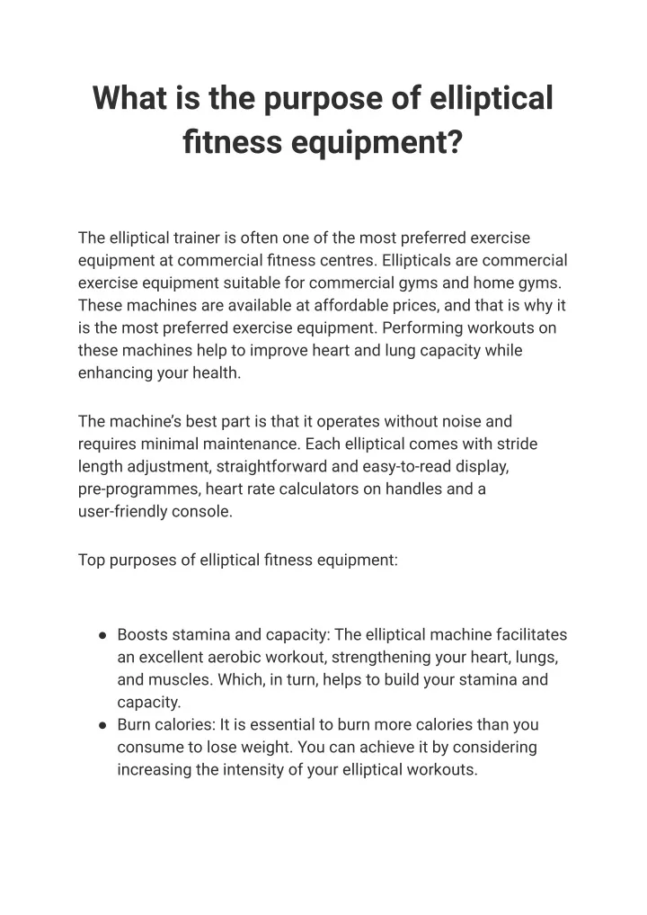 gymbopro elliptical
