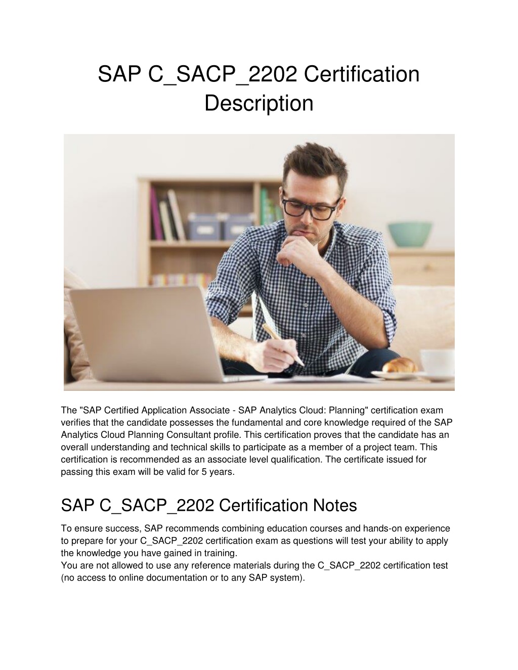 PPT - SAP C_SACP_2202 Certification Description PowerPoint Presentation Sns-Brigh10