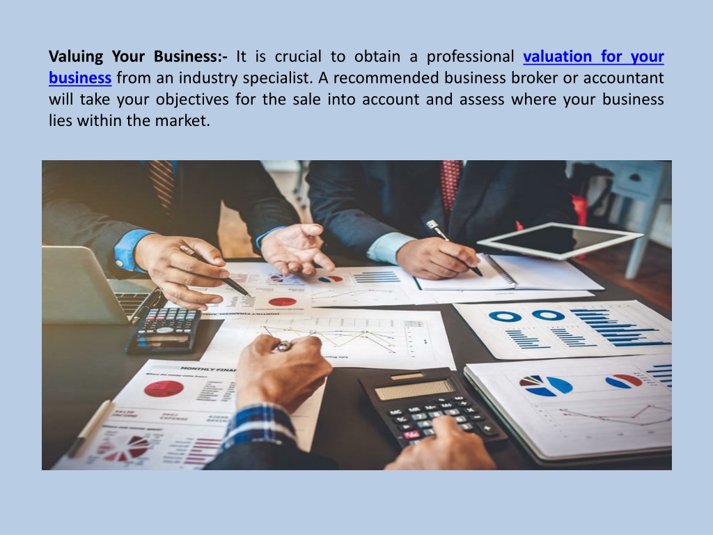 Valuing Your Business For Sale