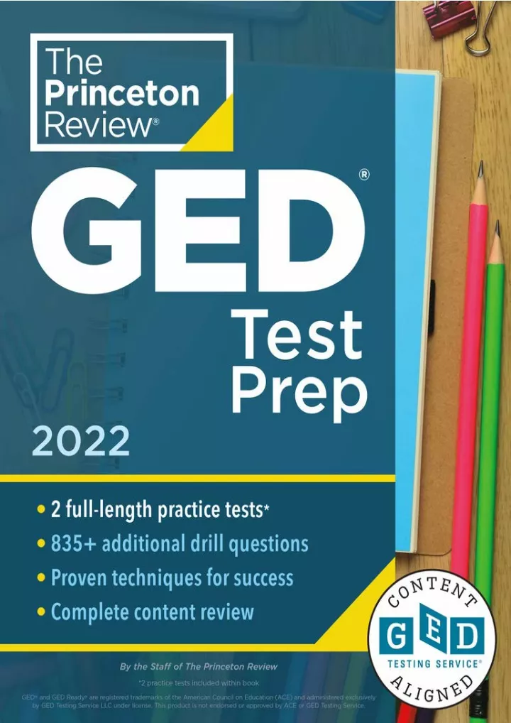 PPT EPUB Princeton Review GED Test Prep 2022 Practice Tests Review