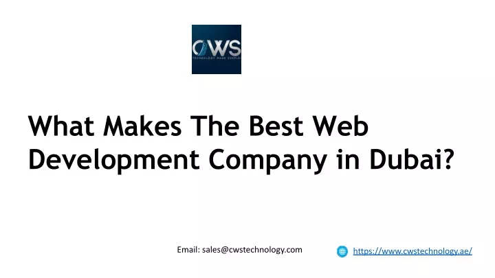 PPT What Makes The Best Web Design Company In Dubai PowerPoint ppt-what-makes-the-best-web-design-company-in-dubai-powerpoint