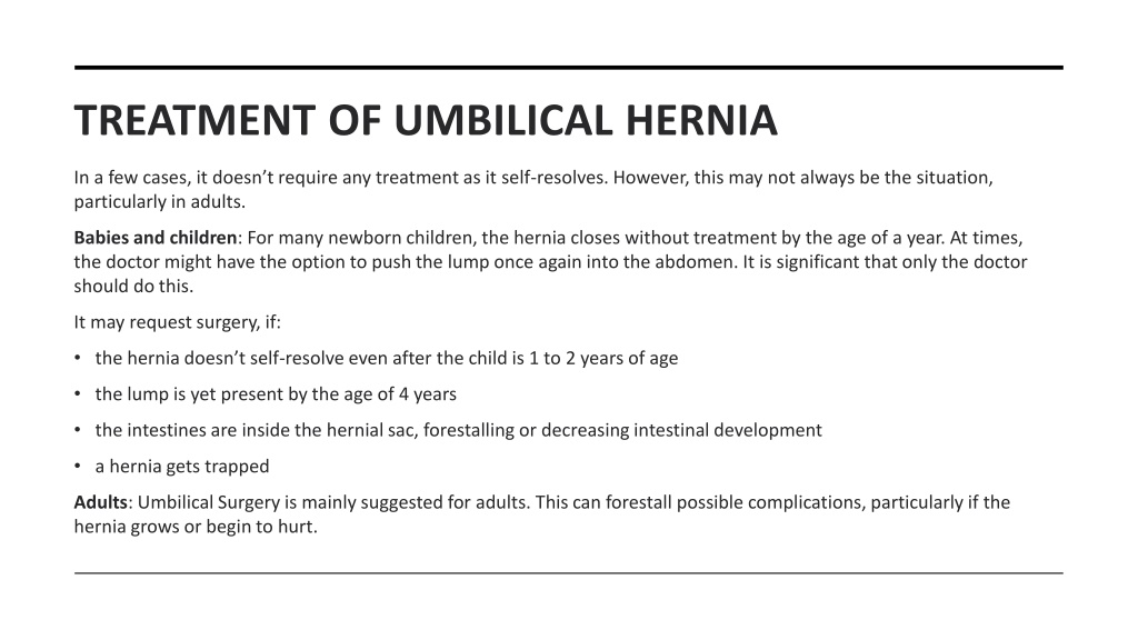 PPT - Umbilical Hernia – Symptoms and Surgery PowerPoint Presentation ...