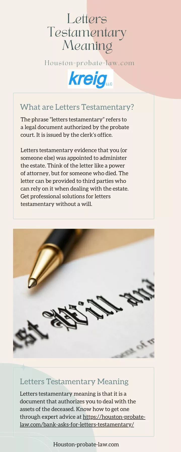 Ppt Letters Testamentary Meaning Houston Probate Powerpoint Presentation Id11438710 9397