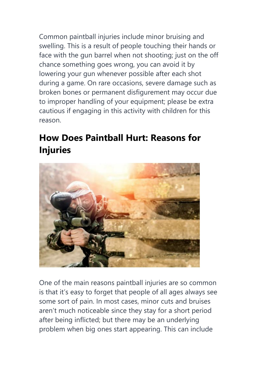 PPT How Bad Does Paintball Hurt 5 Ways To Avoid Pain And Injury