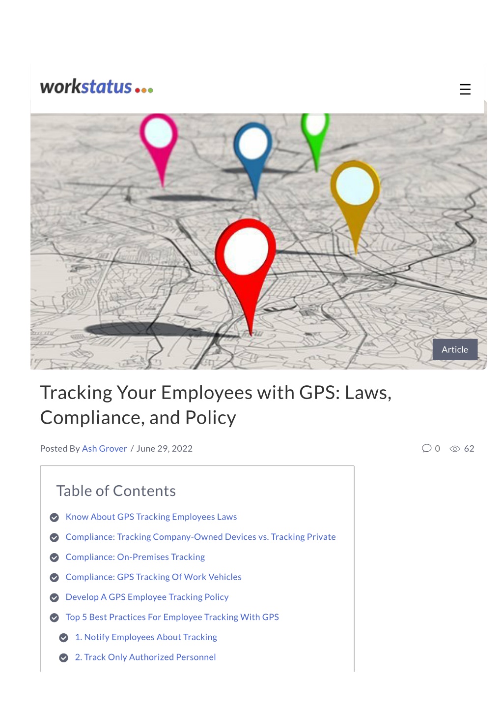 PPT Tracking Your Employees with GPS Laws, Compliance, and Policy