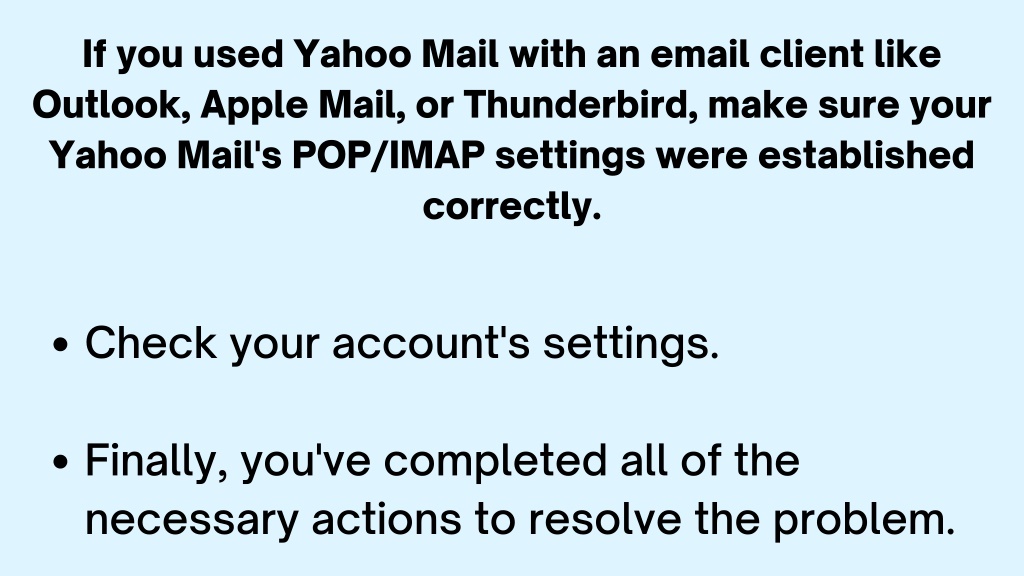 Ppt how to fix yahoo mail not sending emails powerpoint presentation