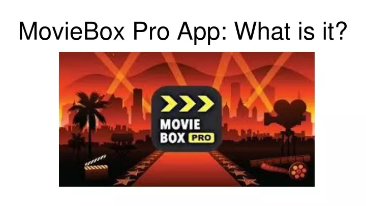 software like moive box pro