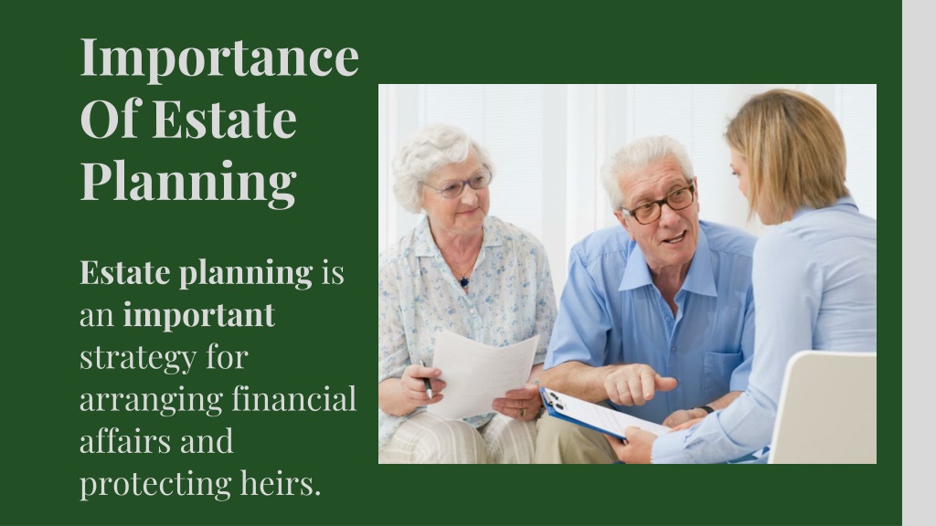 PPT - Importance of estate plan PowerPoint Presentation, free download ...