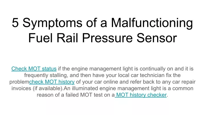 ppt-5-symptoms-of-a-malfunctioning-fuel-rail-pressure-sensor