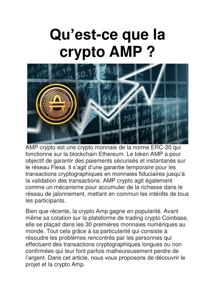 PPT - Crypto AMP : qu'est ce que c'est ? PowerPoint Presentation, free ...