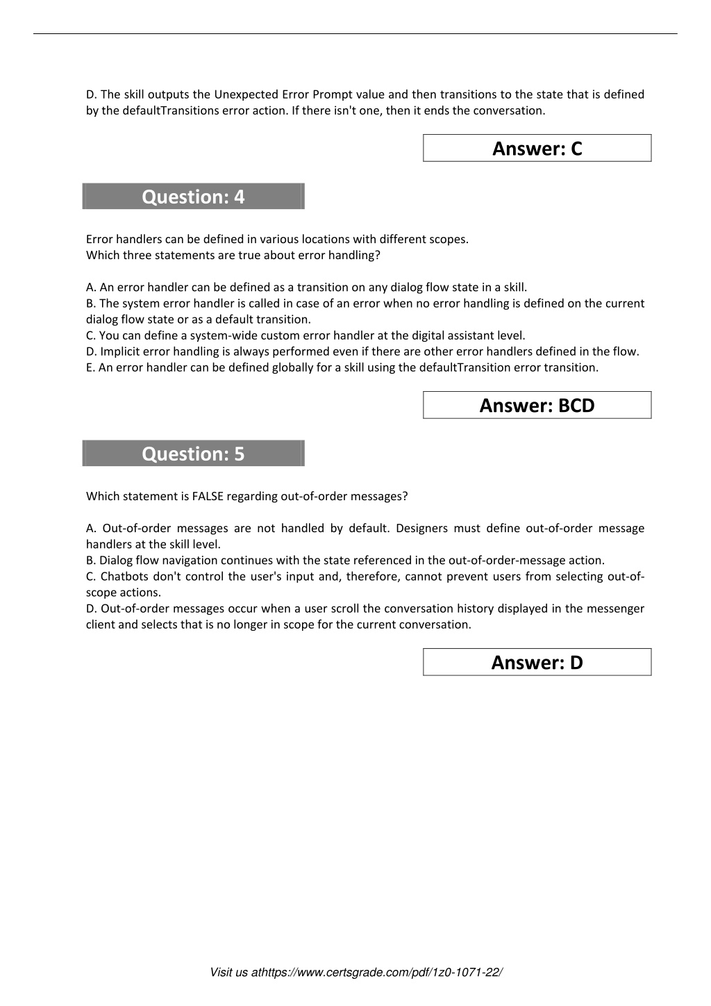 Certification 1z0-1071-22 Torrent