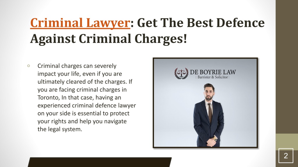 PPT - Criminal Defence Law Firm Toronto PowerPoint Presentation, Free ...