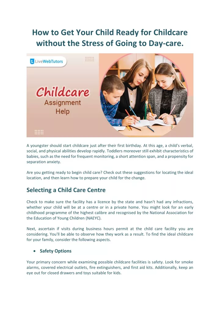 ppt-how-to-get-your-child-ready-for-childcare-without-the-stress-of