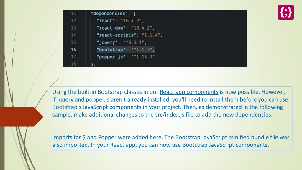 PPT - How To Use Bootstrap With React? PowerPoint Presentation, Free ...