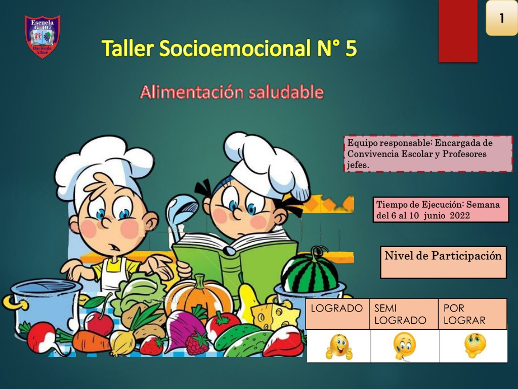 PPT - Taller 5 Alimentación Saludable. PowerPoint Presentation, Free ...