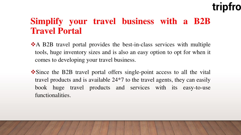 PPT - B2B Travel Agency Portal PowerPoint Presentation, Free Download ...