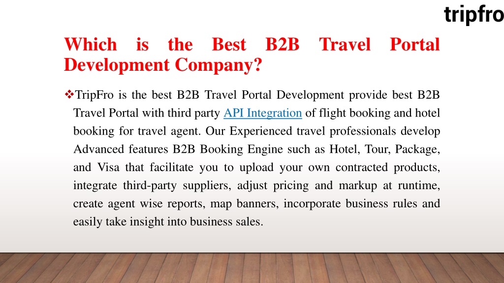 PPT - B2B Travel Agency Portal PowerPoint Presentation, Free Download ...