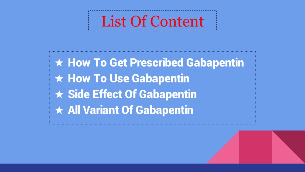 how can i get off of gabapentin